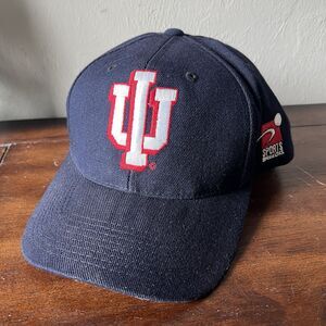 Vintage Indiana Hoosiers Sports Specialties Navy Blue 90's Snapback Hat